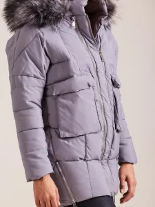 Dámska bunda Fashionhunters Hooded