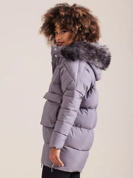 Dámska bunda Fashionhunters Hooded