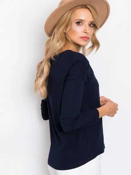 Blouse-RV-BZ-5121.28P-navy blue