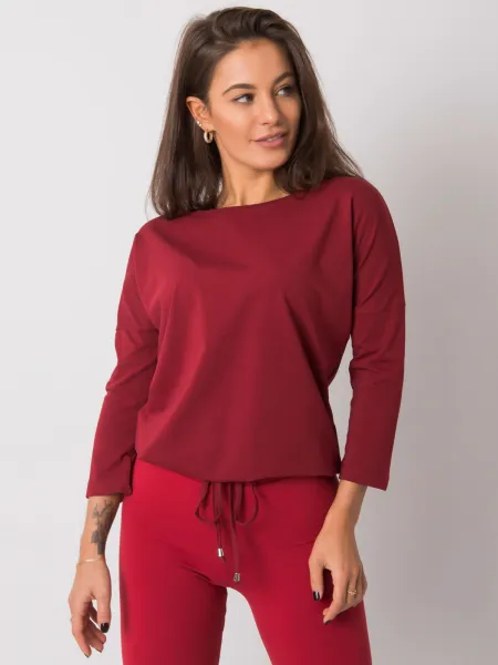 Blouse-RV-BZ-4691.43P-burgundy