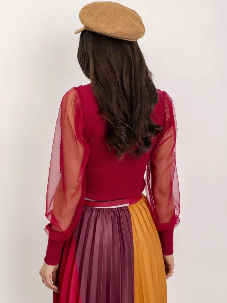 Blouse-RV-BZ-5192.16-burgundy