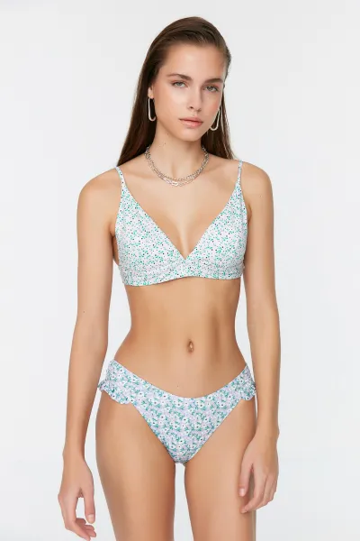 Bikiny spodný diel Trendyol Floral patterned