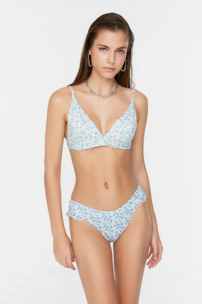 Bikiny spodný diel Trendyol Floral patterned