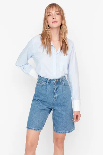 Dámske kraťasy Trendyol Denim