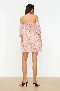 Dámske šaty Trendyol Flower