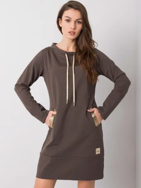 Dress-RV-SK-6067.15X-Dark khaki