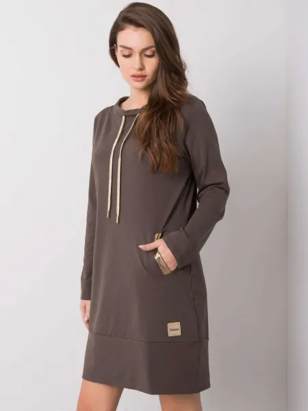 Dress-RV-SK-6067.15X-Dark khaki
