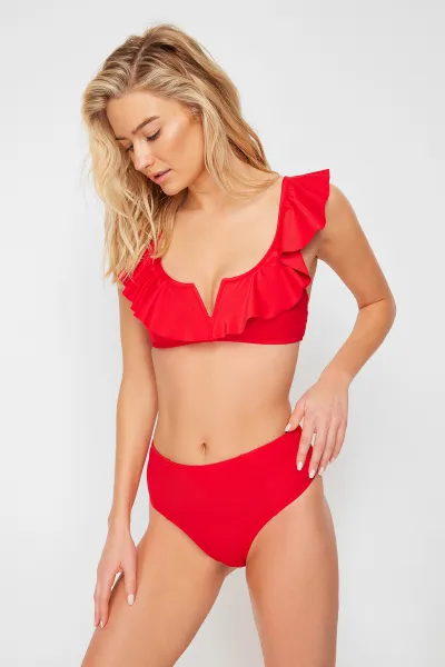 Dámske plavky spodný diel Trendyol High Waist