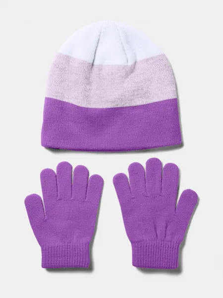 Fialová čiapka Under Armour G Beanie Glove Combo
