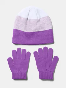 Fialová čiapka Under Armour G Beanie Glove Combo