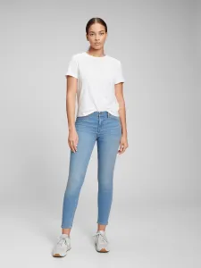 Džínsy GAP Jegging Modrá