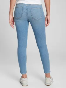 Džínsy GAP Jegging Modrá
