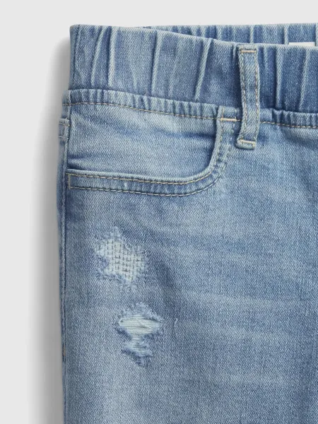 GAP Detské džínsy jeggings pull-on with stretch Modrá
