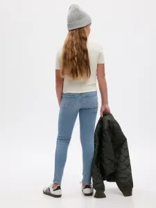 GAP Detské džínsy jeggings pull-on with stretch Modrá