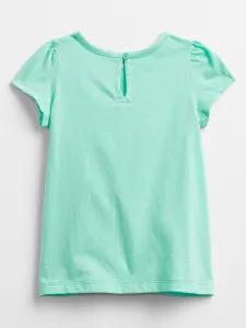 Baby tričko GAP Logo dress Tyrkysová