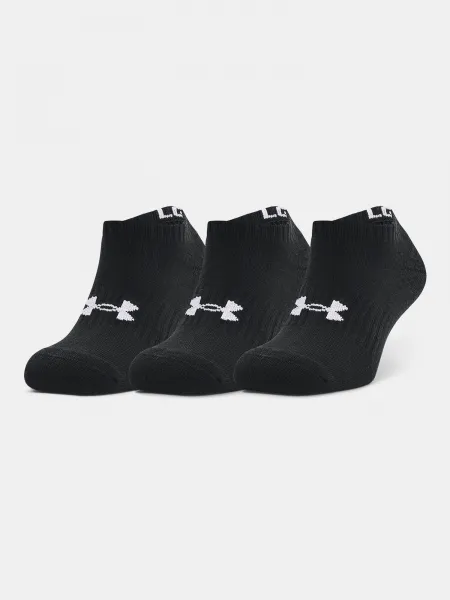 Ponožky Under Armour Core No Show 3Pk - čierna