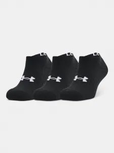 Ponožky Under Armour Core No Show 3Pk - čierna