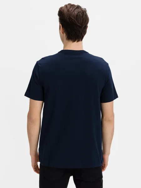 GAP V-SS CAMO ARCH LOGO TEE Modrá