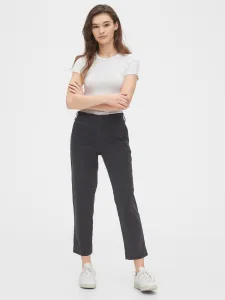 GAP Nohavice straight khakis Čierna
