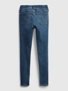 GAP Detské džínsy pull-on jeggings with stretch Modrá