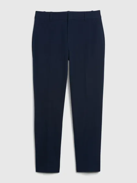 GAP Nohavice slim ankle pants Modrá