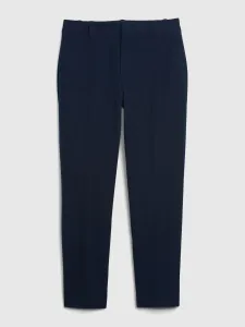 GAP Nohavice slim ankle pants Modrá