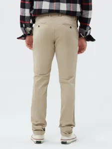 Nohavice essential khakis in skinny fit with GapFlex Béžová