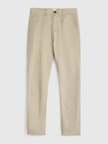 Nohavice essential khakis in skinny fit with GapFlex Béžová