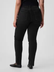 Černé dámské džíny GAP High rise cigarette with secret smoothing pockets