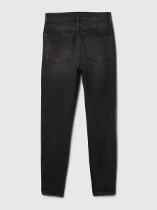 Černé dámské džíny GAP High rise cigarette with secret smoothing pockets