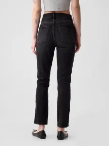 Černé dámské džíny GAP High rise cigarette with secret smoothing pockets