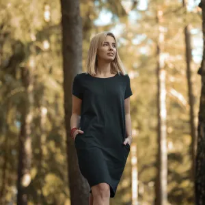 Dámske šaty WOOX Kamisu Anthracite