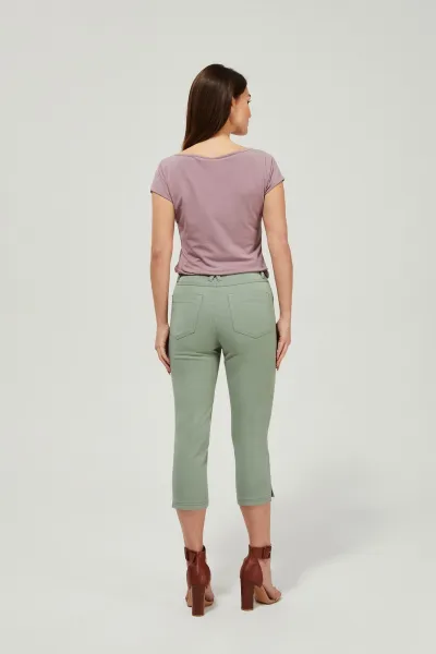 Marisse Lyocell Capri Pants L-Sp-3407 L.Olive
