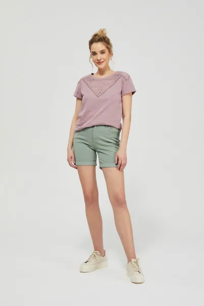 Marisse Lyocell Shorts L-Sh-3406 L.Olive