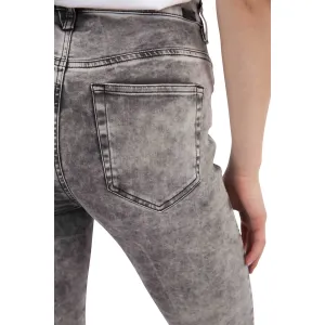 Šedé dámske skrátené skinny fit rifle Diesel Slandy