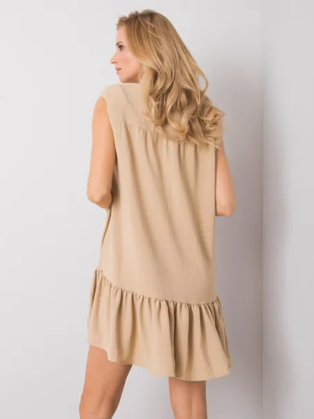 Dress-341-SK-5183.08-beige
