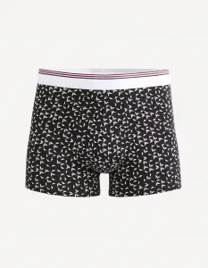 Čierne pánske vzorované boxerky Celio Mitch