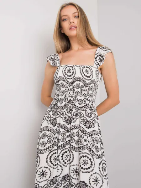 Dress-DHJ-SK-13572.09P-white-black