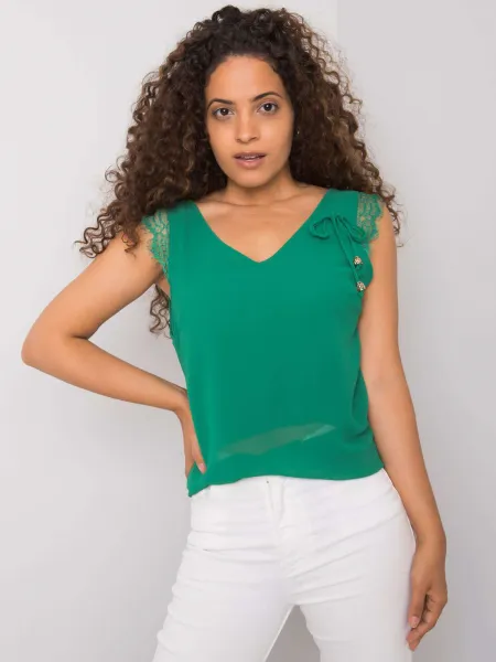 Top-DHJ-TP-13317.25P-Dark Green