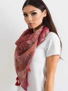 Šál Fashionhunters i523_AT-CH-ENEC-72.31Pbordowy