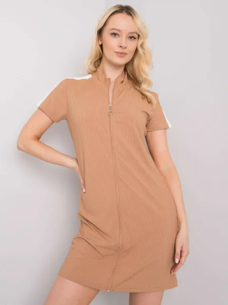 Dress-HG-SK-5446.21-camel