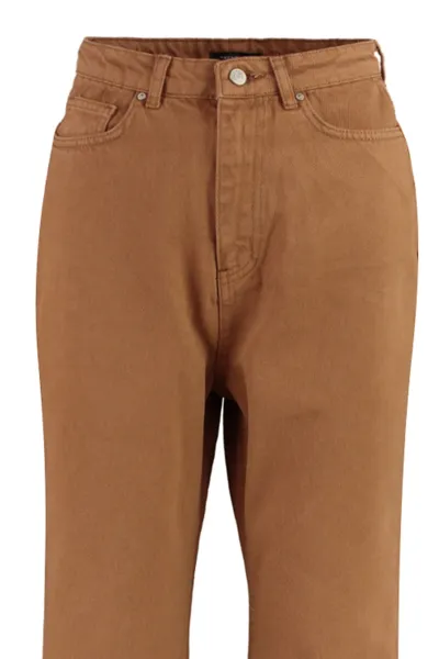Trendyol Camel Slit Vysoký pás Široké nohavice Nohavice