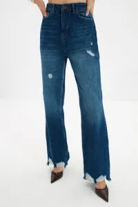 Trendyol Jeans - modrá - široká noha