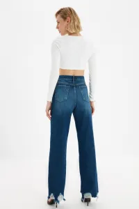 Trendyol Jeans - modrá - široká noha
