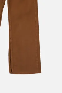 Trendyol Camel Slit Vysoký pás Široké nohavice Nohavice