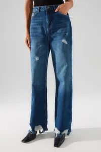 Trendyol Jeans - modrá - široká noha