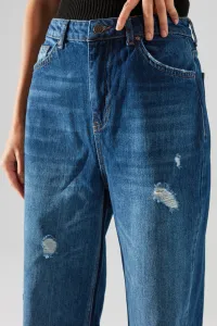 Trendyol Jeans - modrá - široká noha