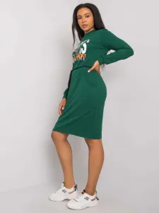 Dress-LK-SK-508299.30-dark green