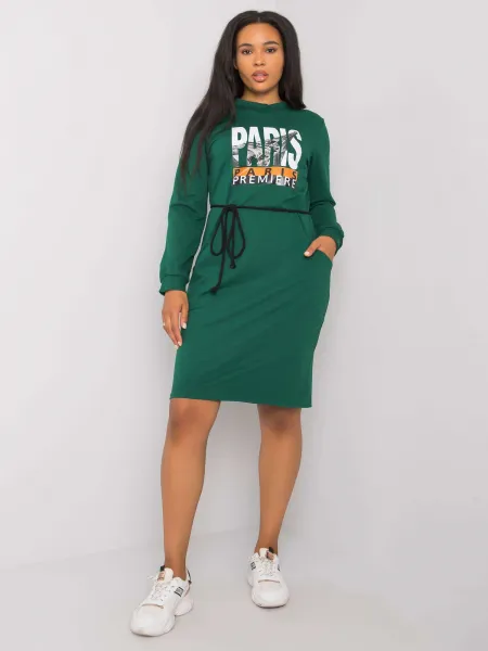 Dress-LK-SK-508299.30-dark green