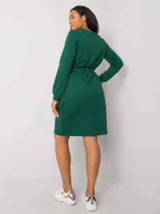 Dress-LK-SK-508299.30-dark green